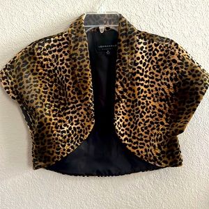 Bolero Leopard Animal Print Size M - image 1